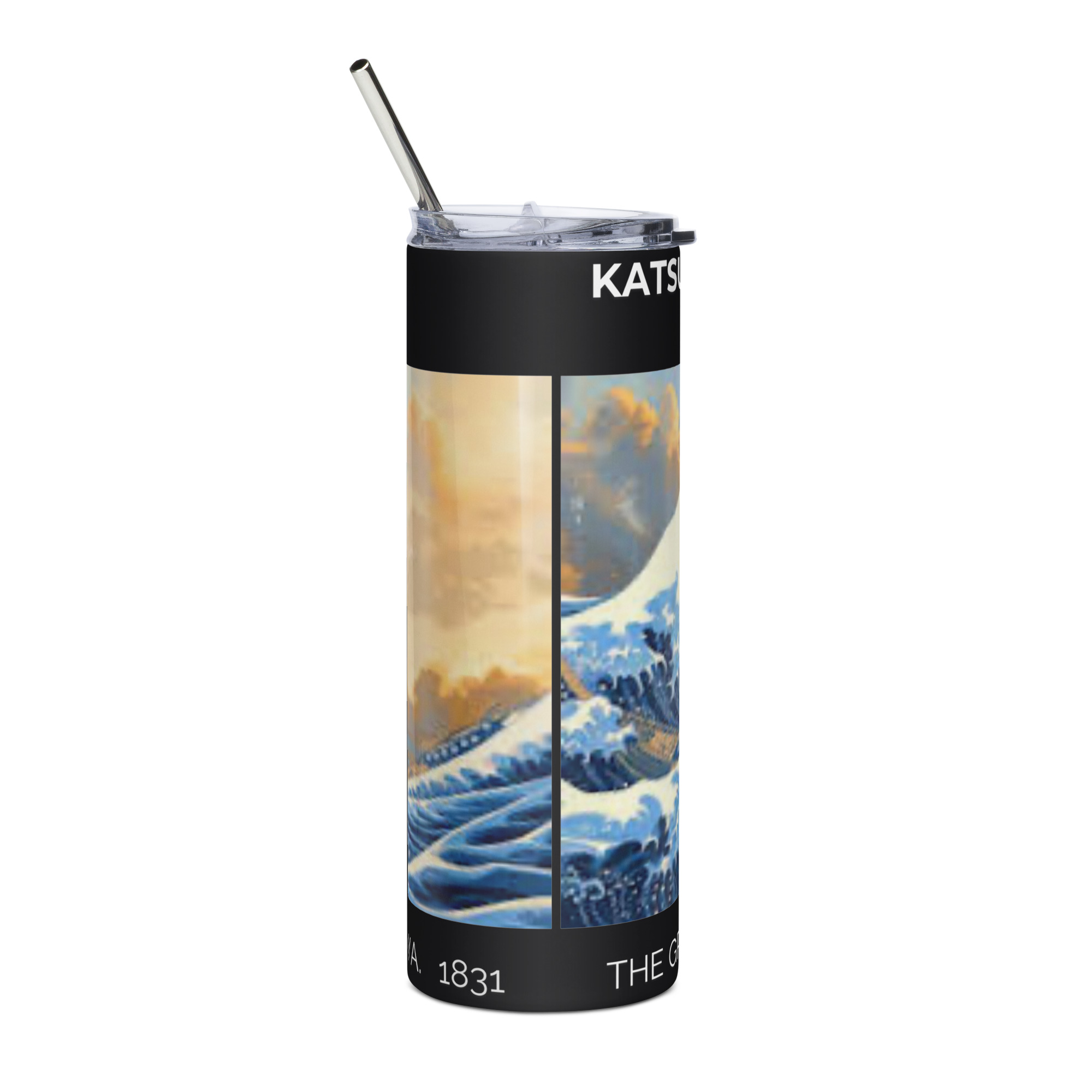 The Great Wave Off Kanagawa. Stainless steel tumbler - Image 2