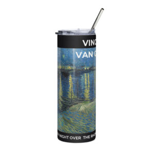 Starry night over  the rhone Stainless steel tumbler