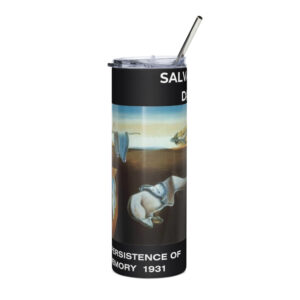 The Persistence of Memory Stainless steel tumbler