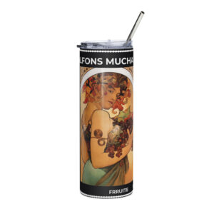Fruit Stainless steel tumbler