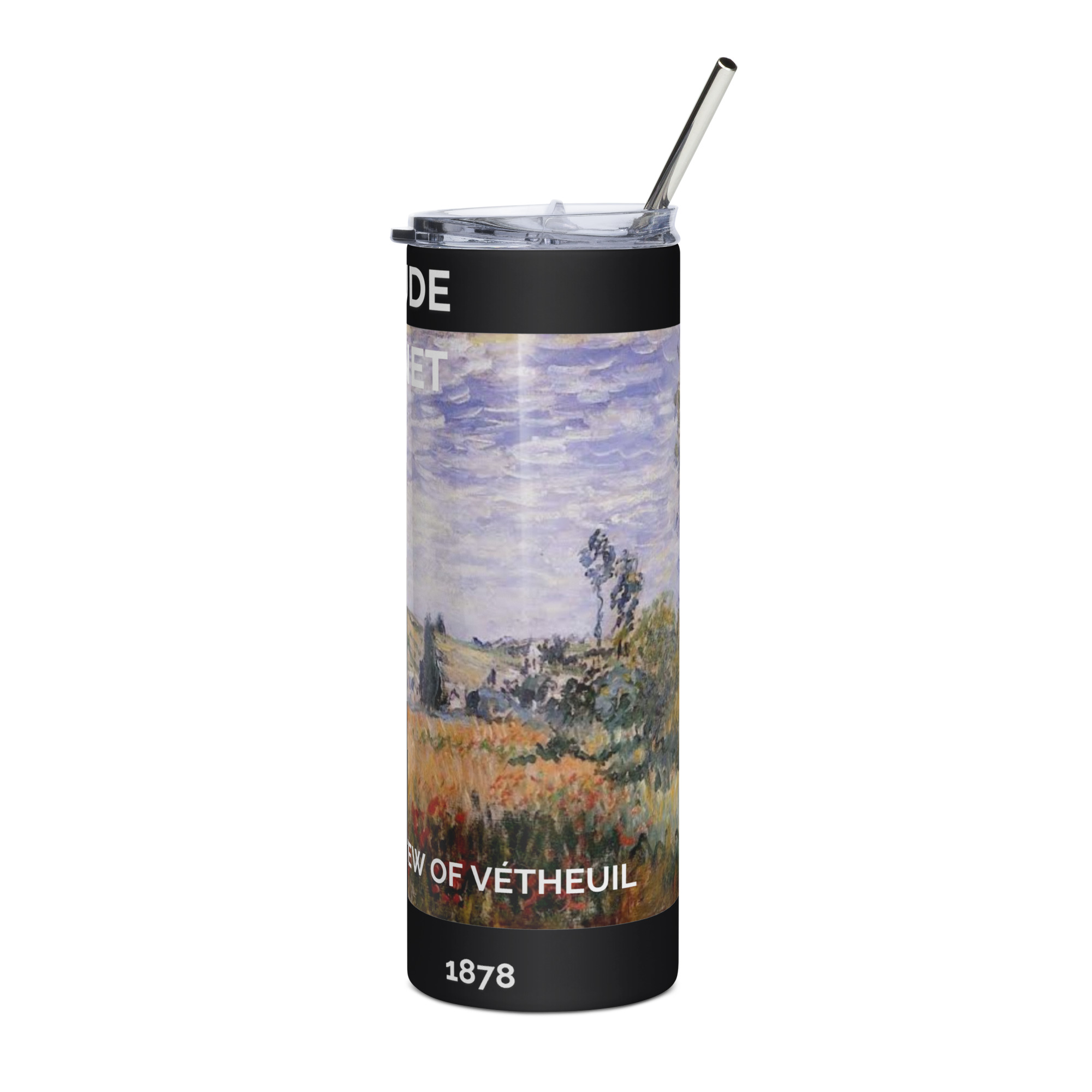 View of Vétheuil Stainless steel tumbler