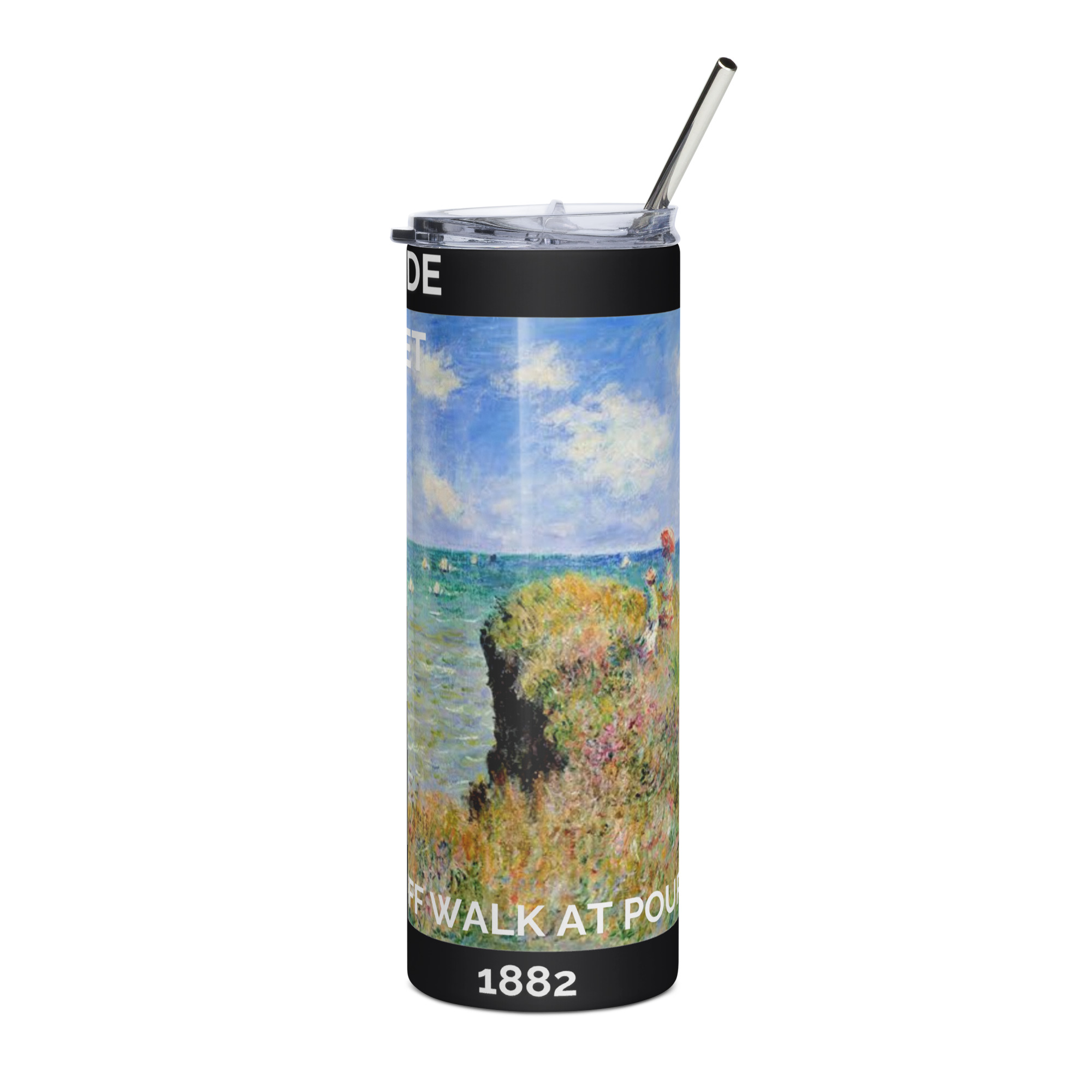 The Cliff Walk at Pourville Stainless steel tumbler