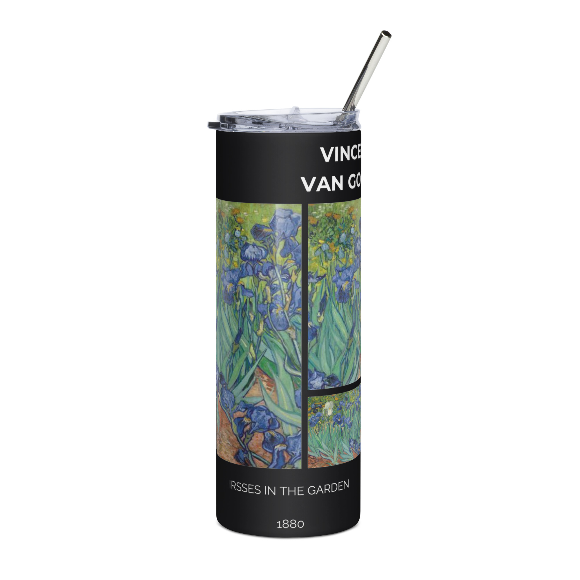 Irsses in the garden Stainless steel tumbler