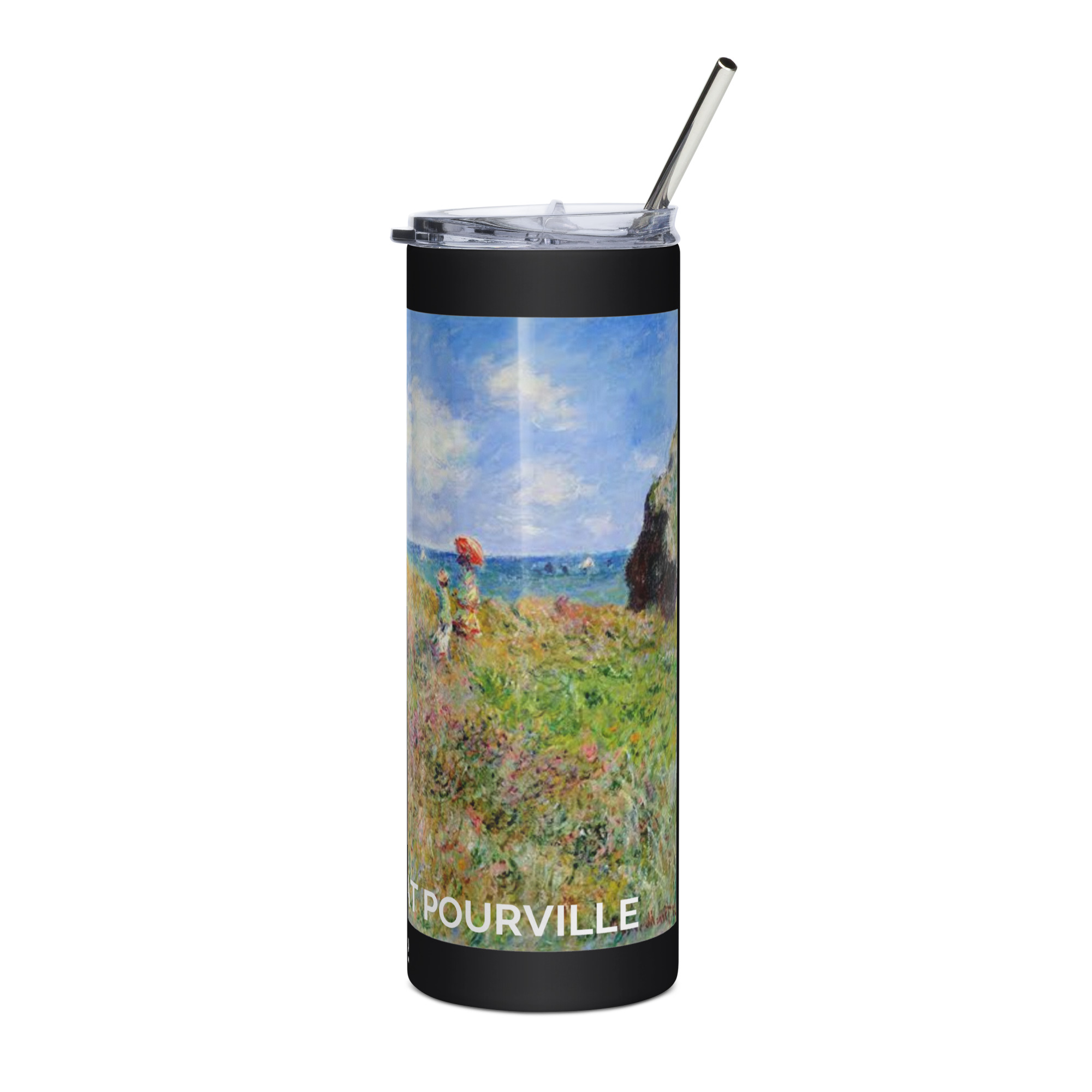 The Cliff Walk at Pourville Stainless steel tumbler - Image 3