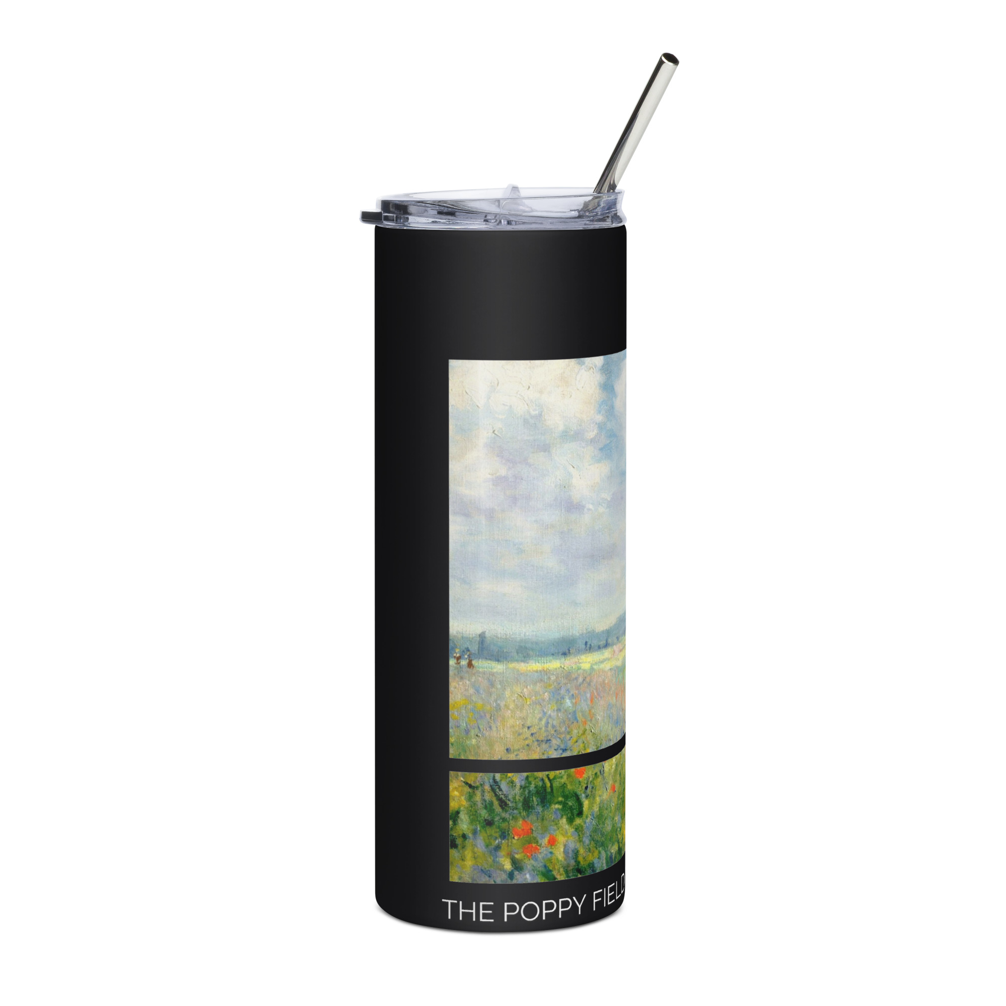The Poppy Field near Argenteuil Stainless steel tumbler - Image 4