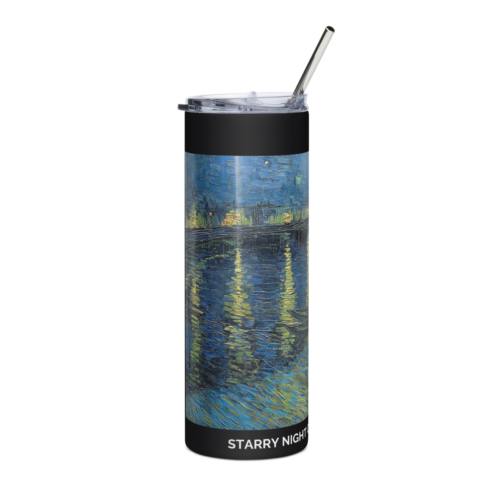 Starry night over the rhone Stainless steel tumbler - Image 4