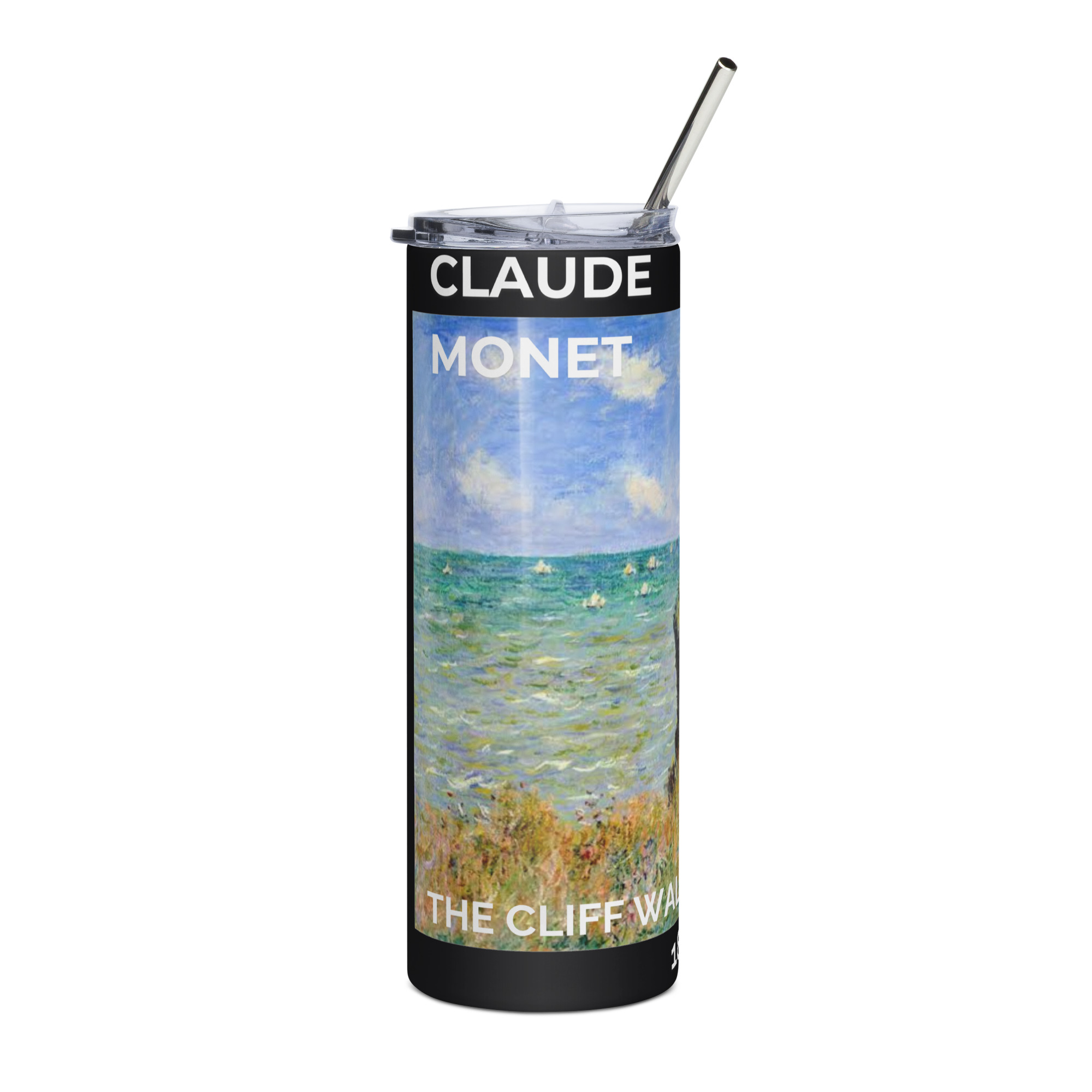 The Cliff Walk at Pourville Stainless steel tumbler - Image 4