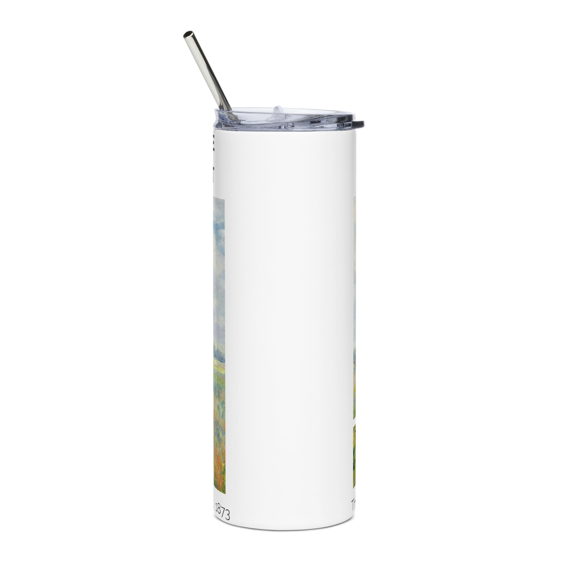 The Poppy Field near Argenteuil Stainless steel tumbler - Image 2