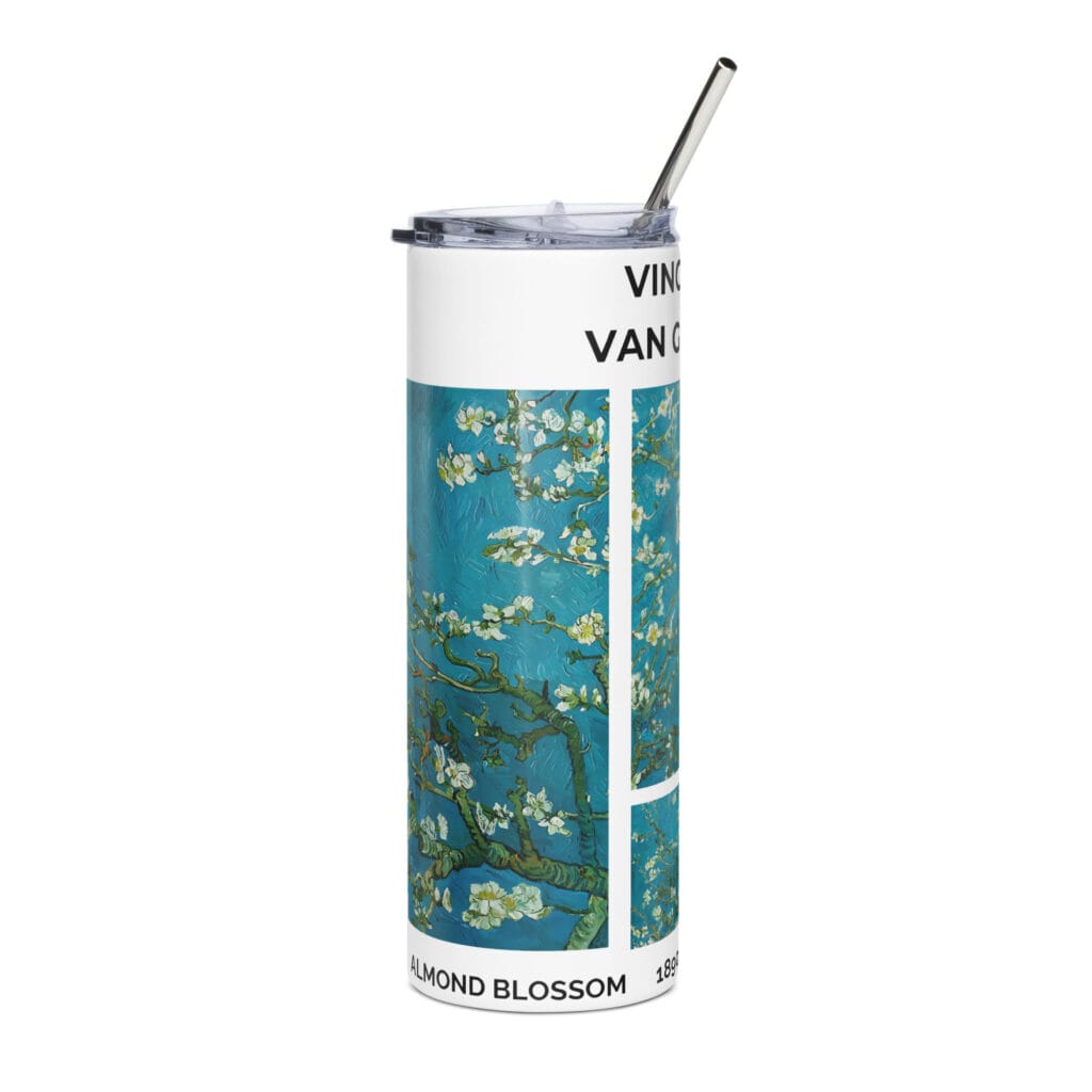 Almond - Blossoms Stainless steel tumbler