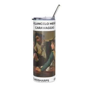 The Cardsharps  Stainless steel tumbler