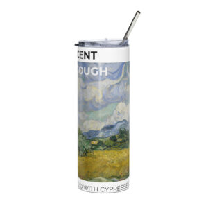 A Wheatfield with Cypresses Stainless steel tumbler
