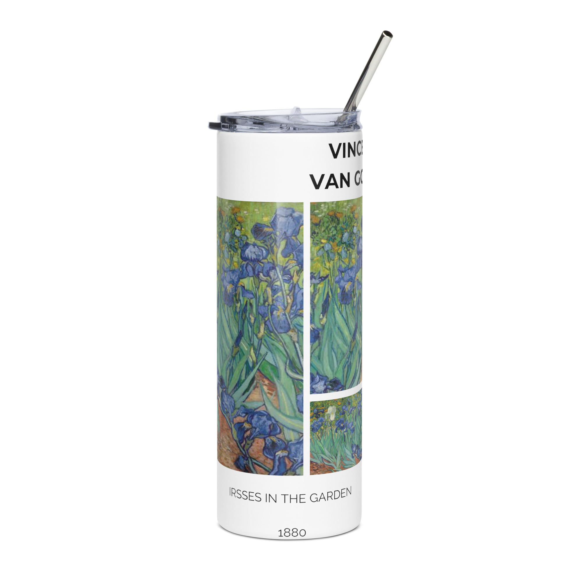 Irsses in the garden 1880 Stainless steel tumbler