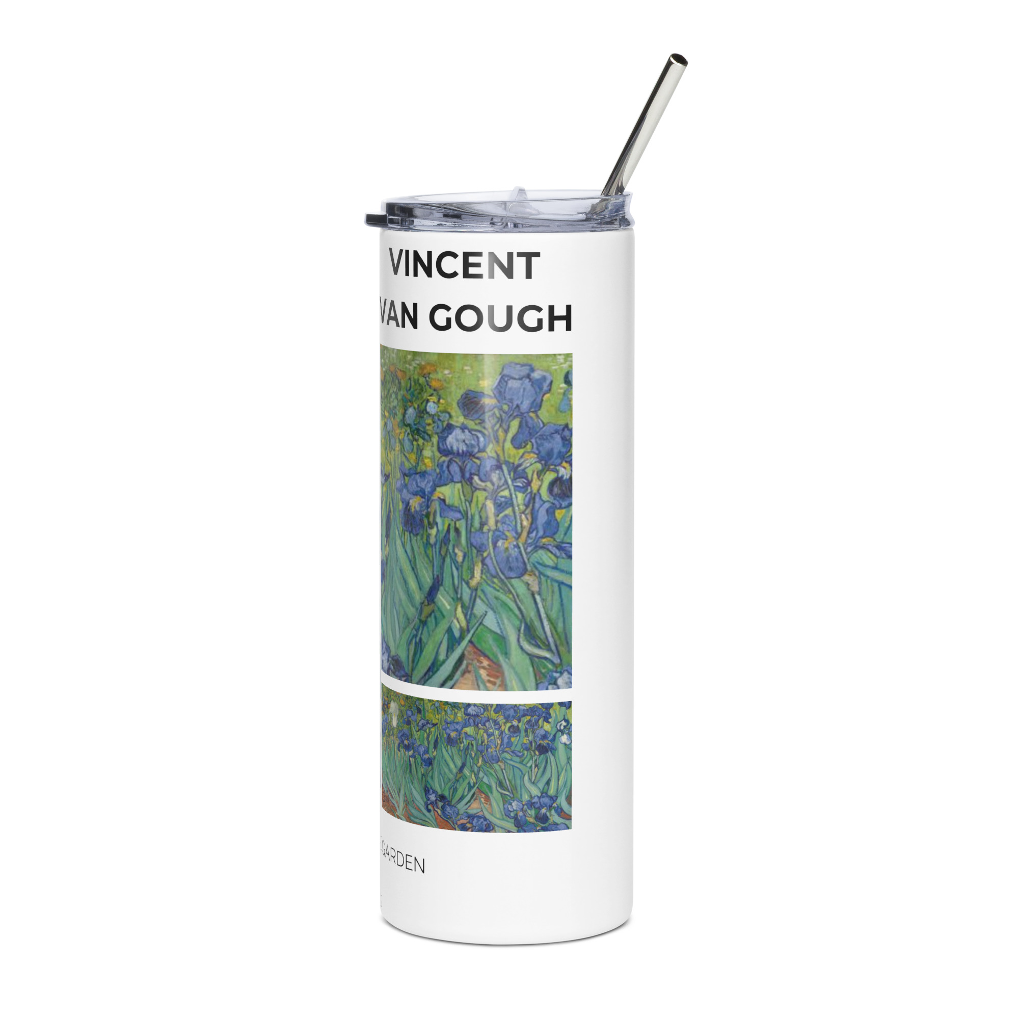 Irsses in the garden 1880 Stainless steel tumbler - Image 3