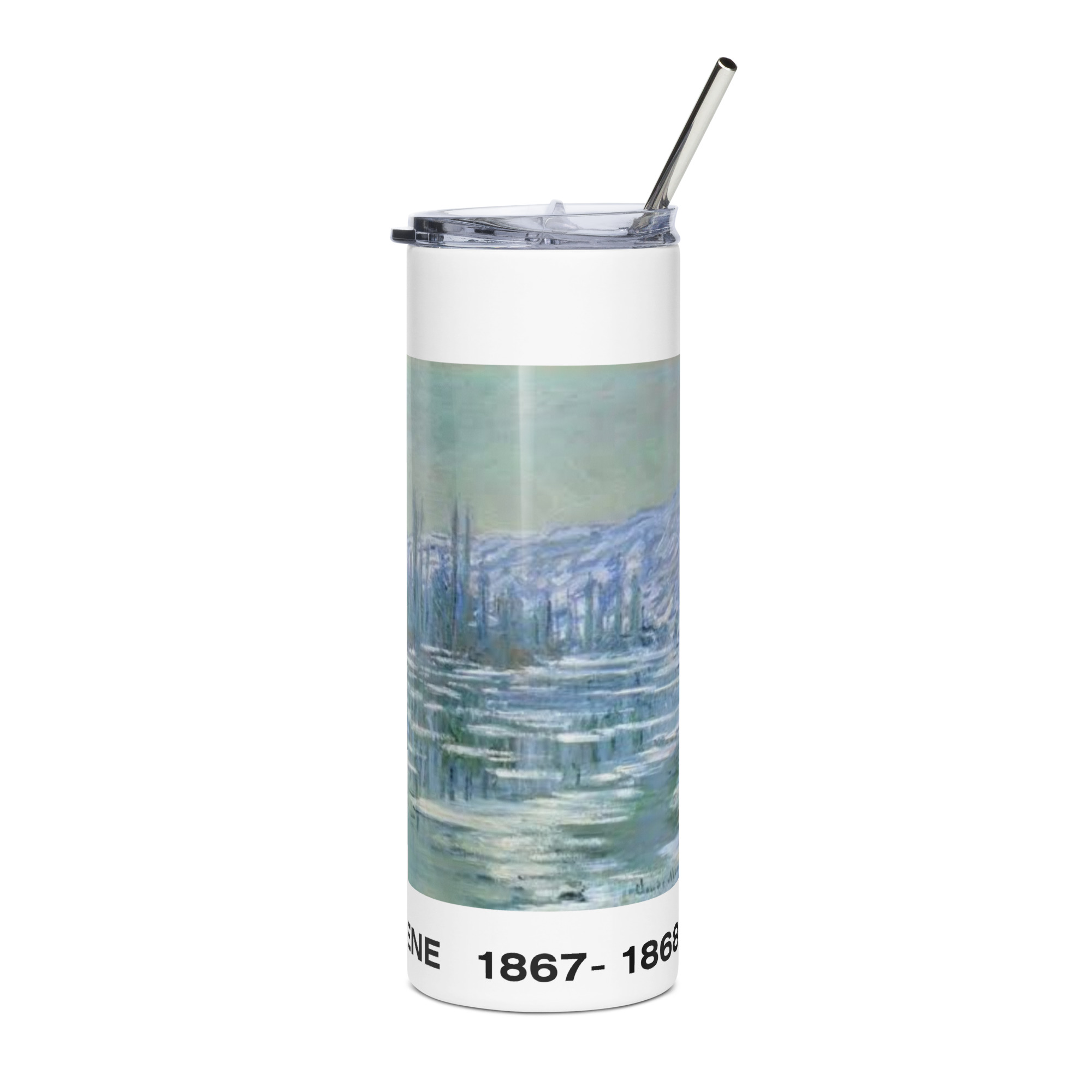Ice Floes on Siene Stainless steel tumbler - Image 3