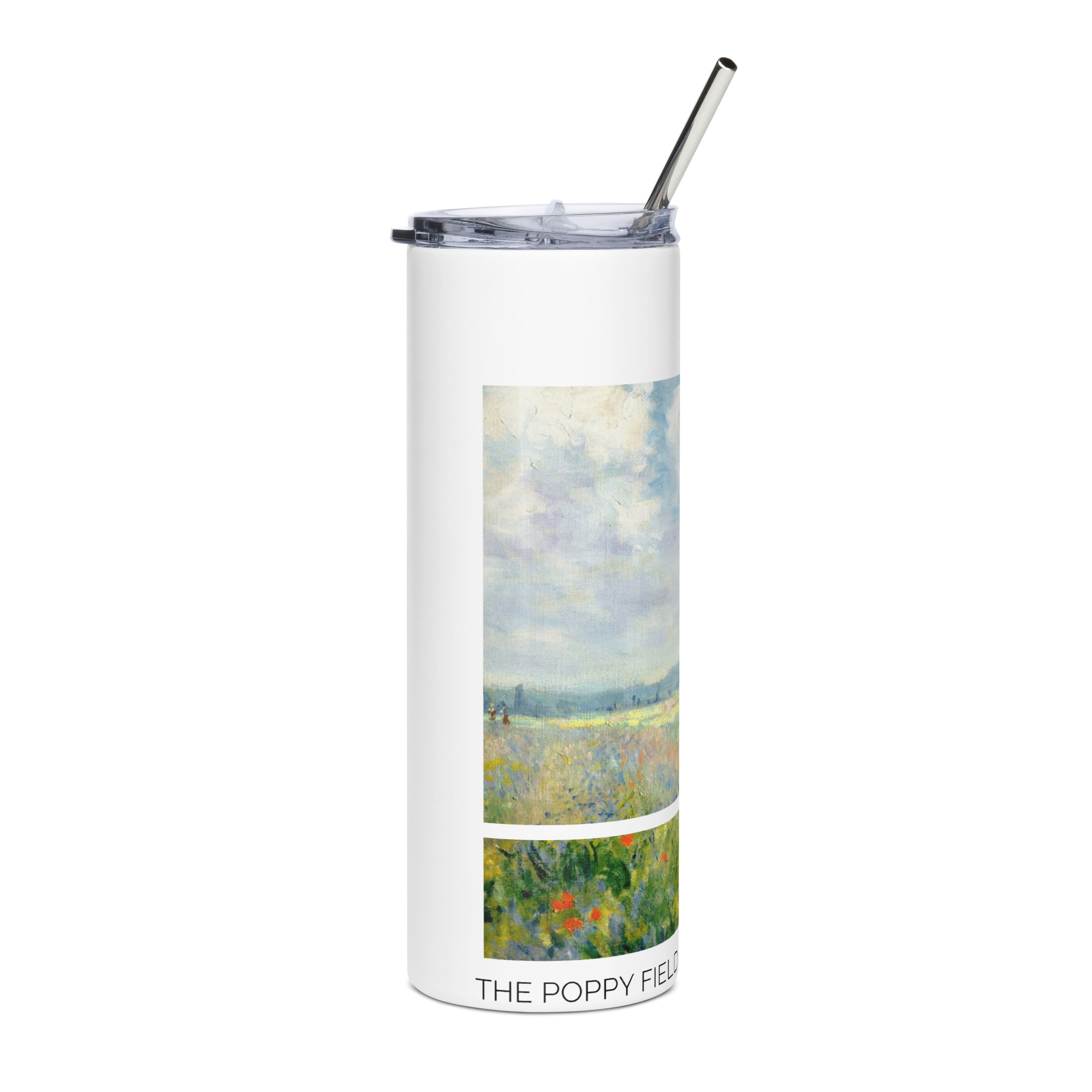 The Poppy Field near Argenteuil Stainless steel tumbler - Image 4
