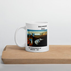 The Persistence of Memory White glossy mug