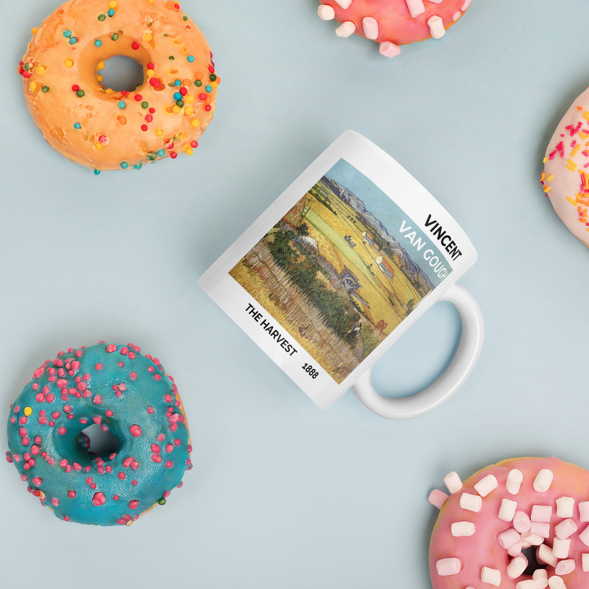 The Harvest White glossy mug - Image 4