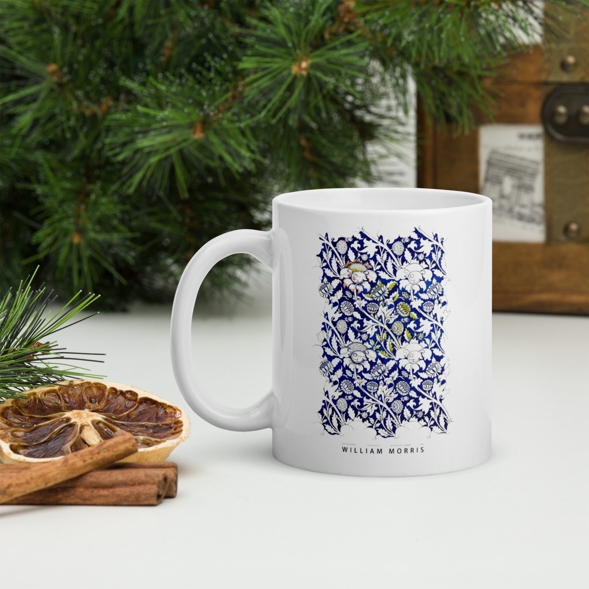 Floral Pattern Studies White glossy mug - Image 2