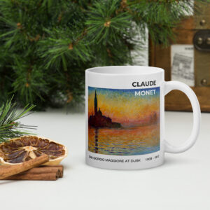 San Giorgio Maggiore at Dusk   White glossy mug