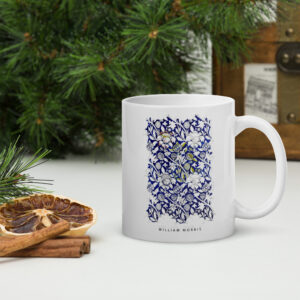 Floral Pattern Studies White glossy mug