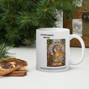 Zodiac White glossy mug
