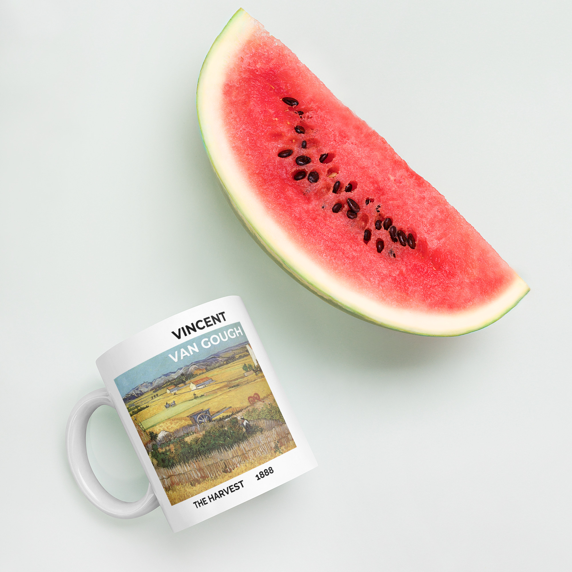 The Harvest White glossy mug - Image 6