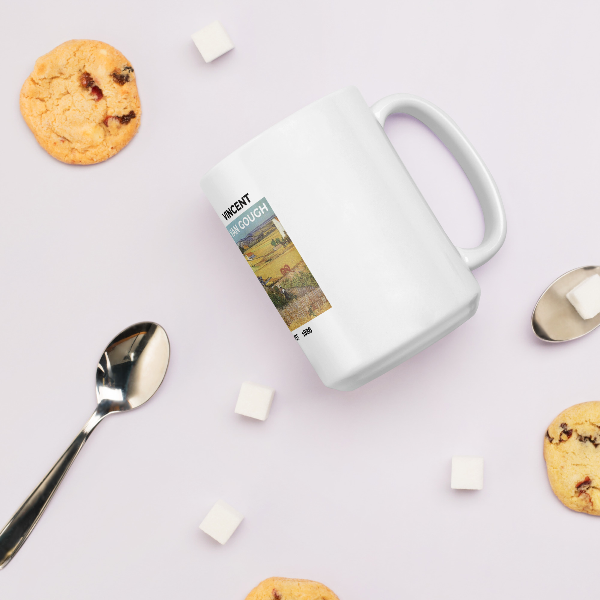 The Harvest White glossy mug - Image 9