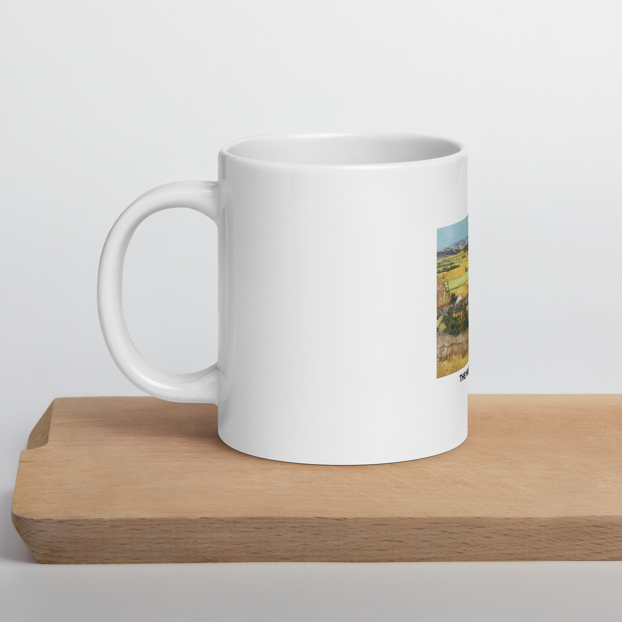 The Harvest White glossy mug