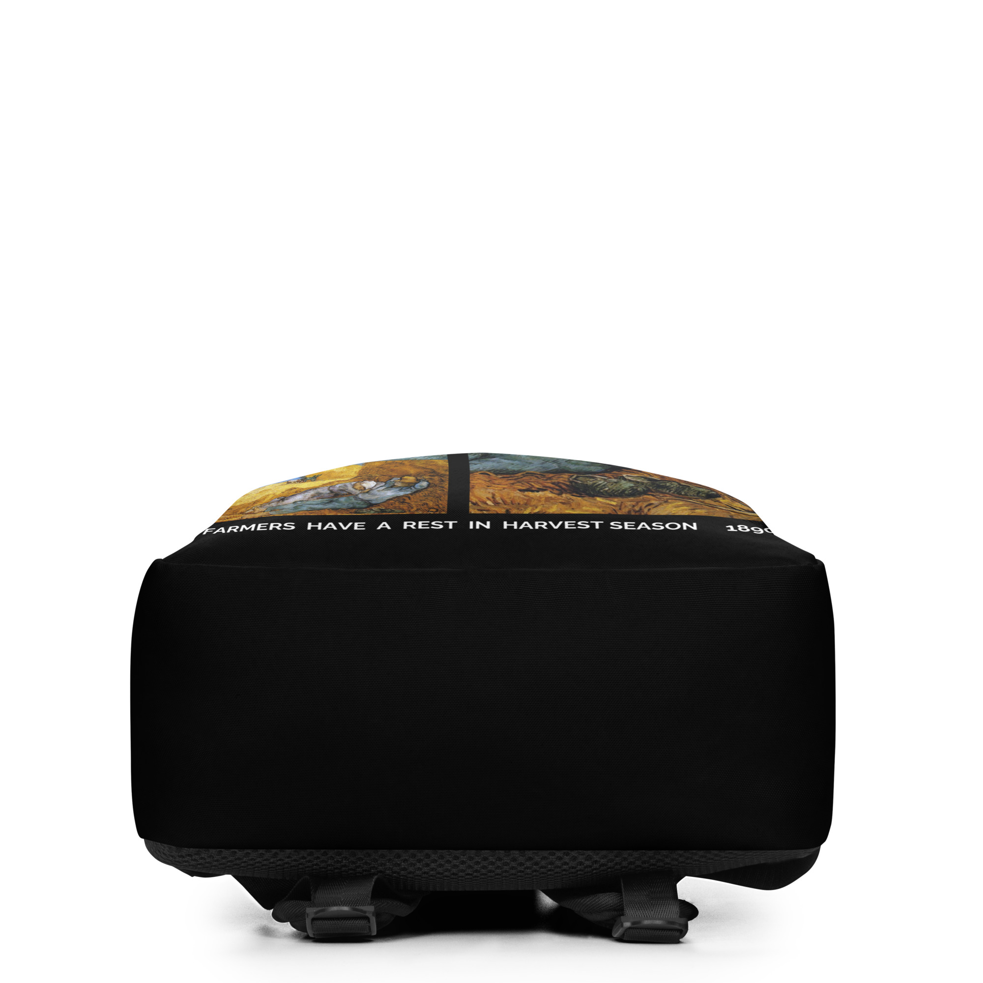 farmers have a rest in harvest season Minimalist Backpack - Image 7