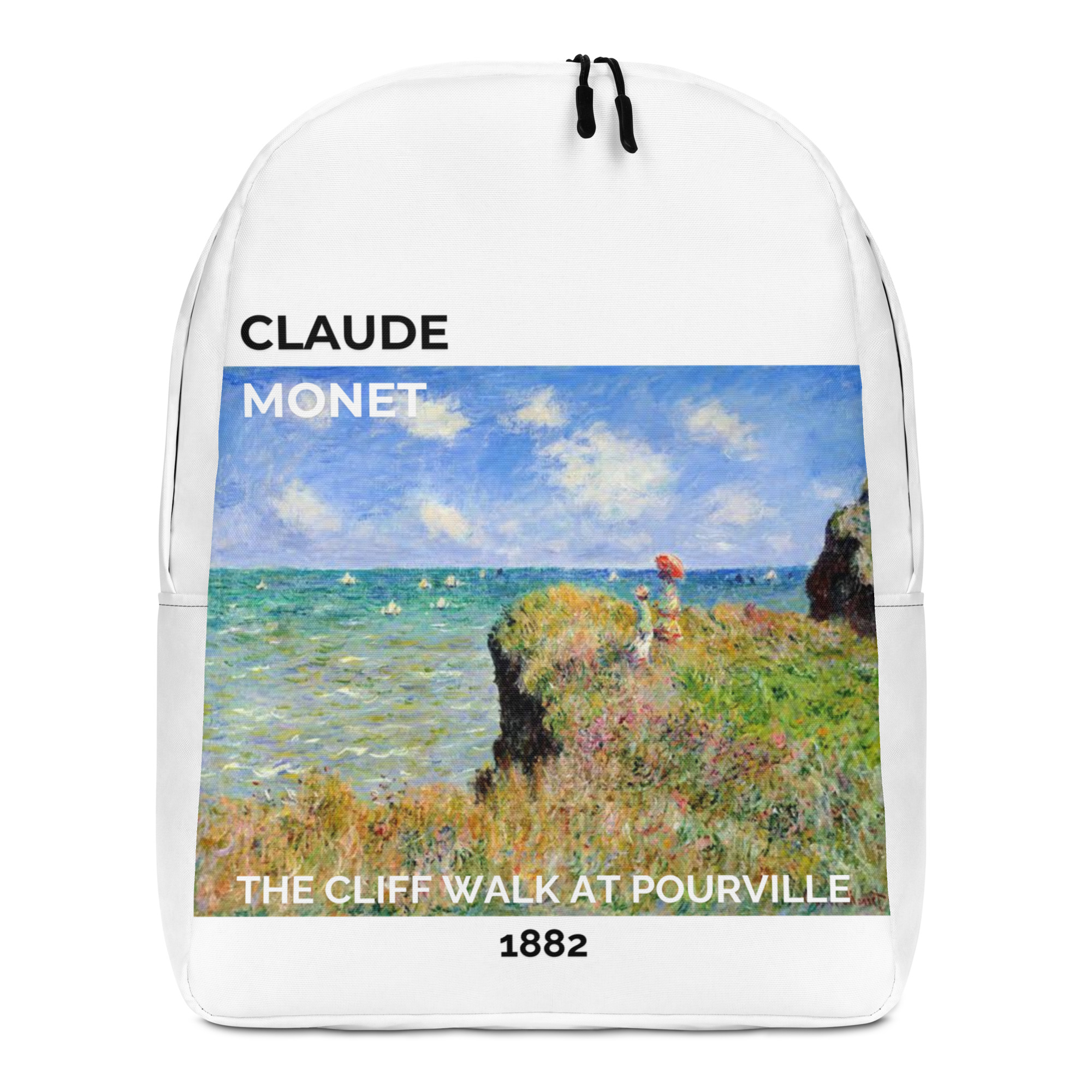 The Cliff Walk at Pourville Minimalist Backpack
