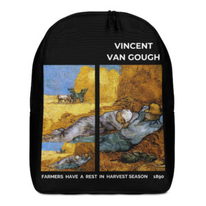 farmers have a rest in harvest season Minimalist Backpack