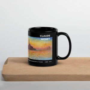 San Giorgio Maggiore at Dusk Black Glossy Mug