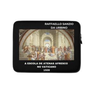 A Escola de Atenas afresco  no Vaticano Laptop Sleeve