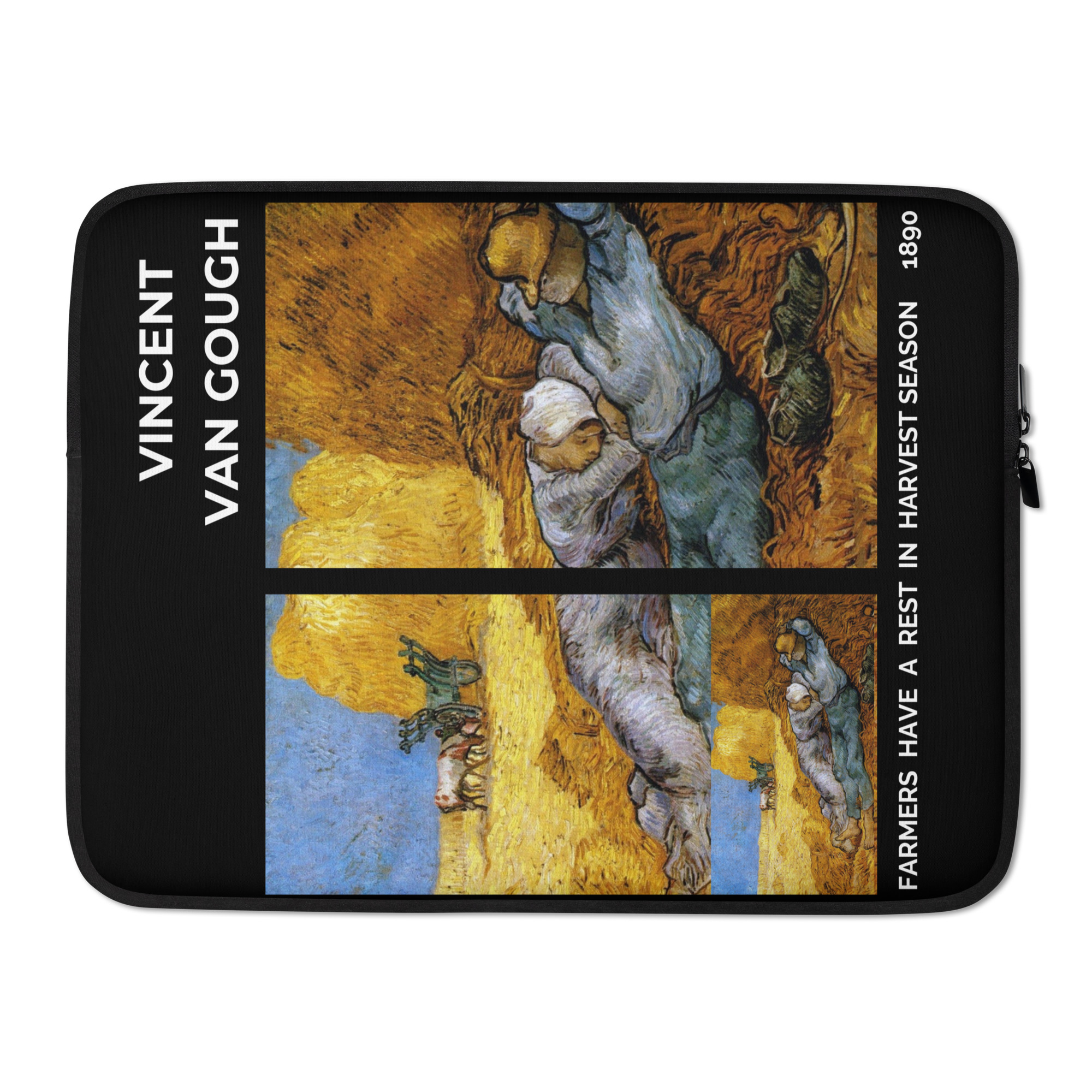 farmers have a rest in harvest season Laptop Sleeve - Image 2