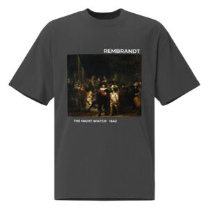 The Night Watch   Oversized faded t-shirt