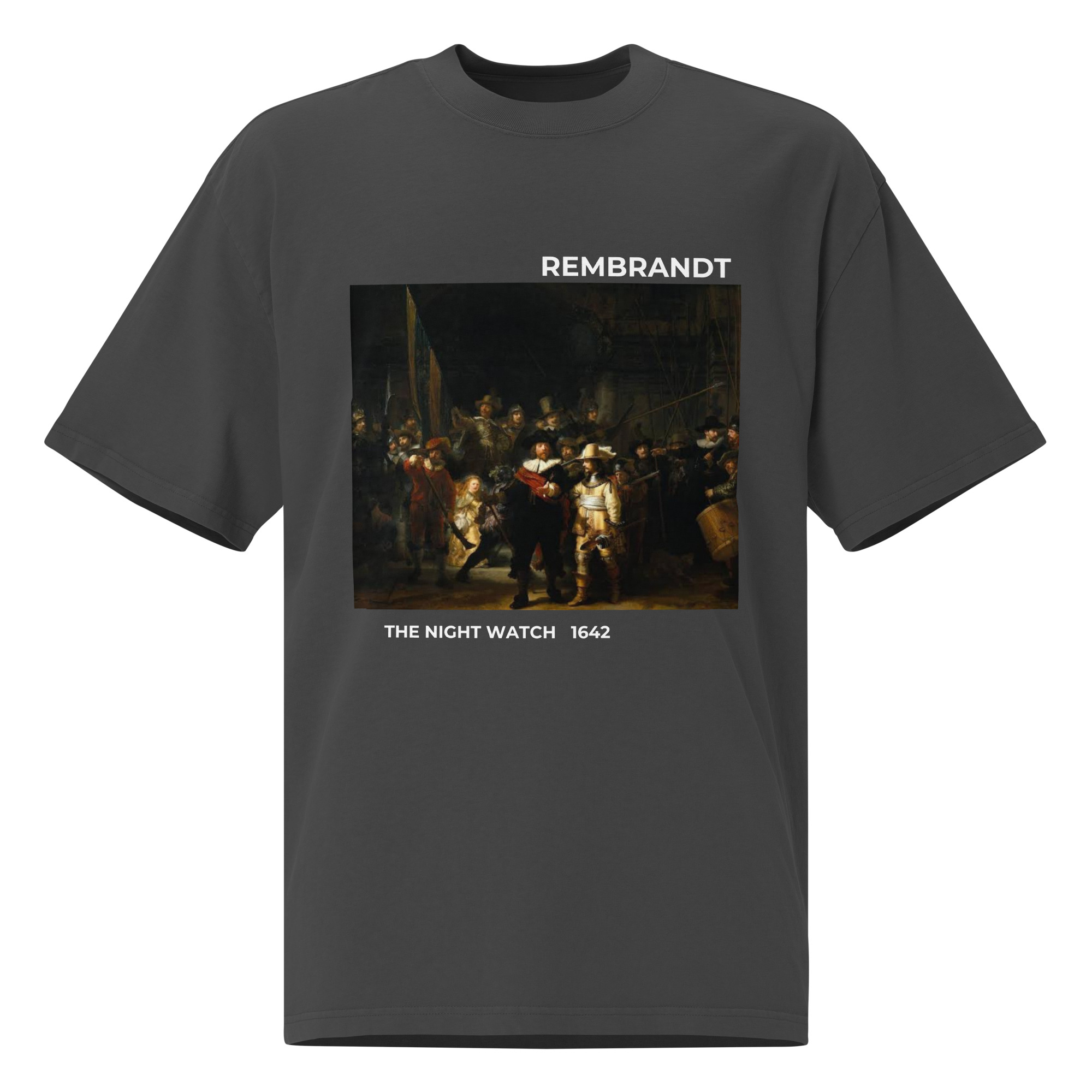 The Night Watch Oversized faded t-shirt