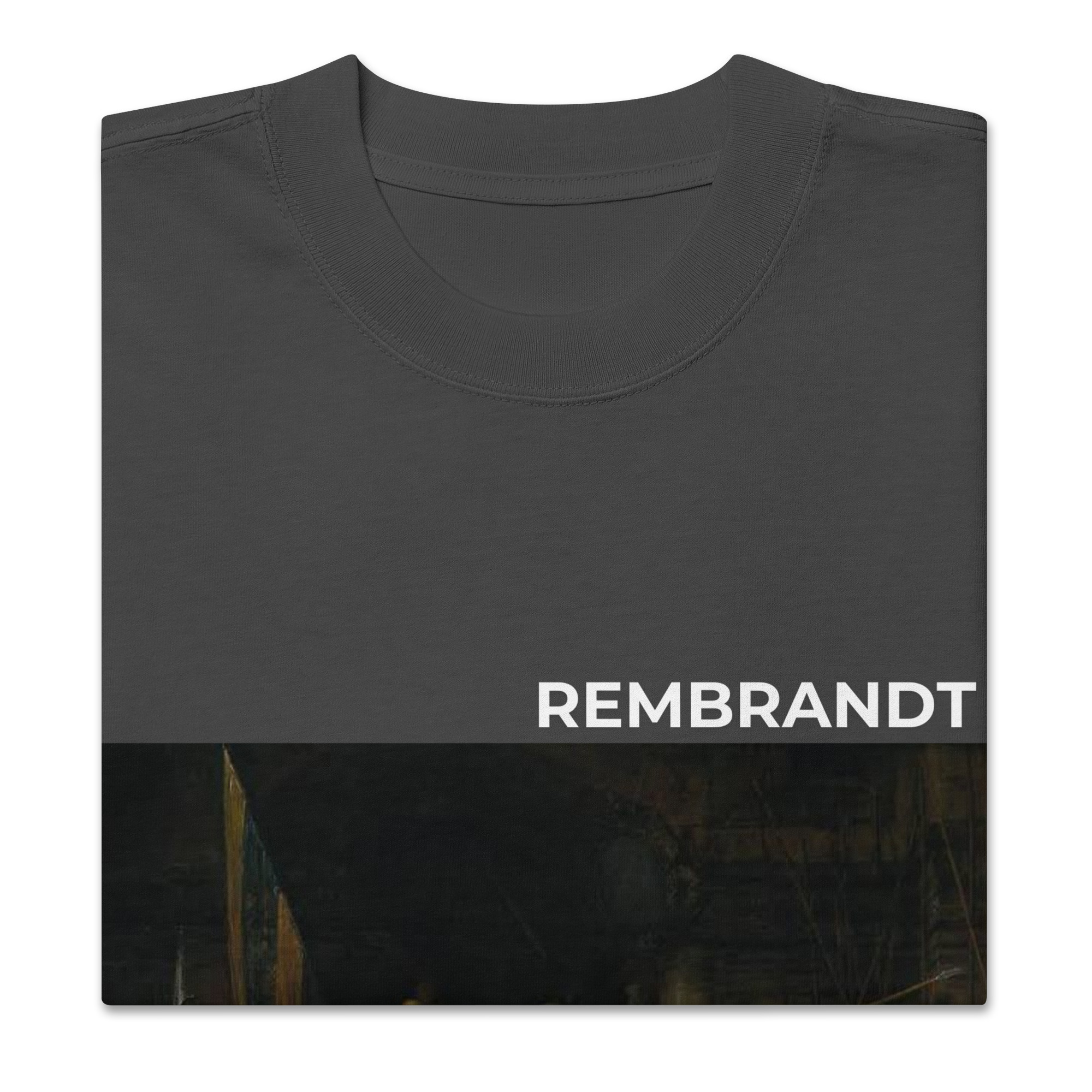 The Night Watch Oversized faded t-shirt - Image 6
