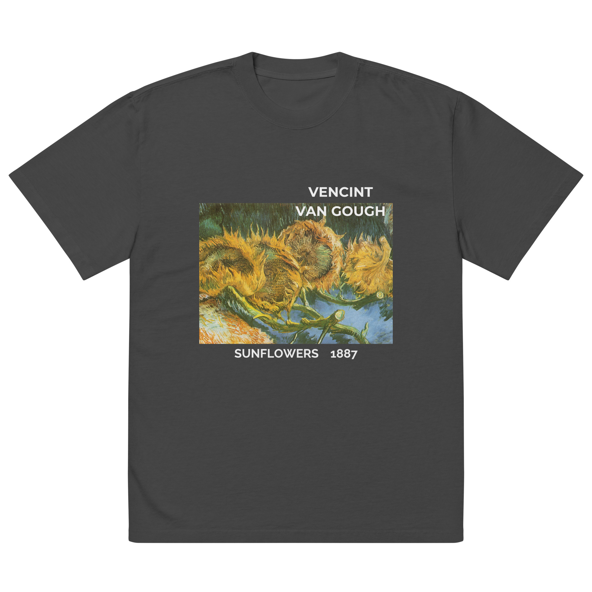 Sunflowers 1887 Oversized faded t-shirt - Image 4