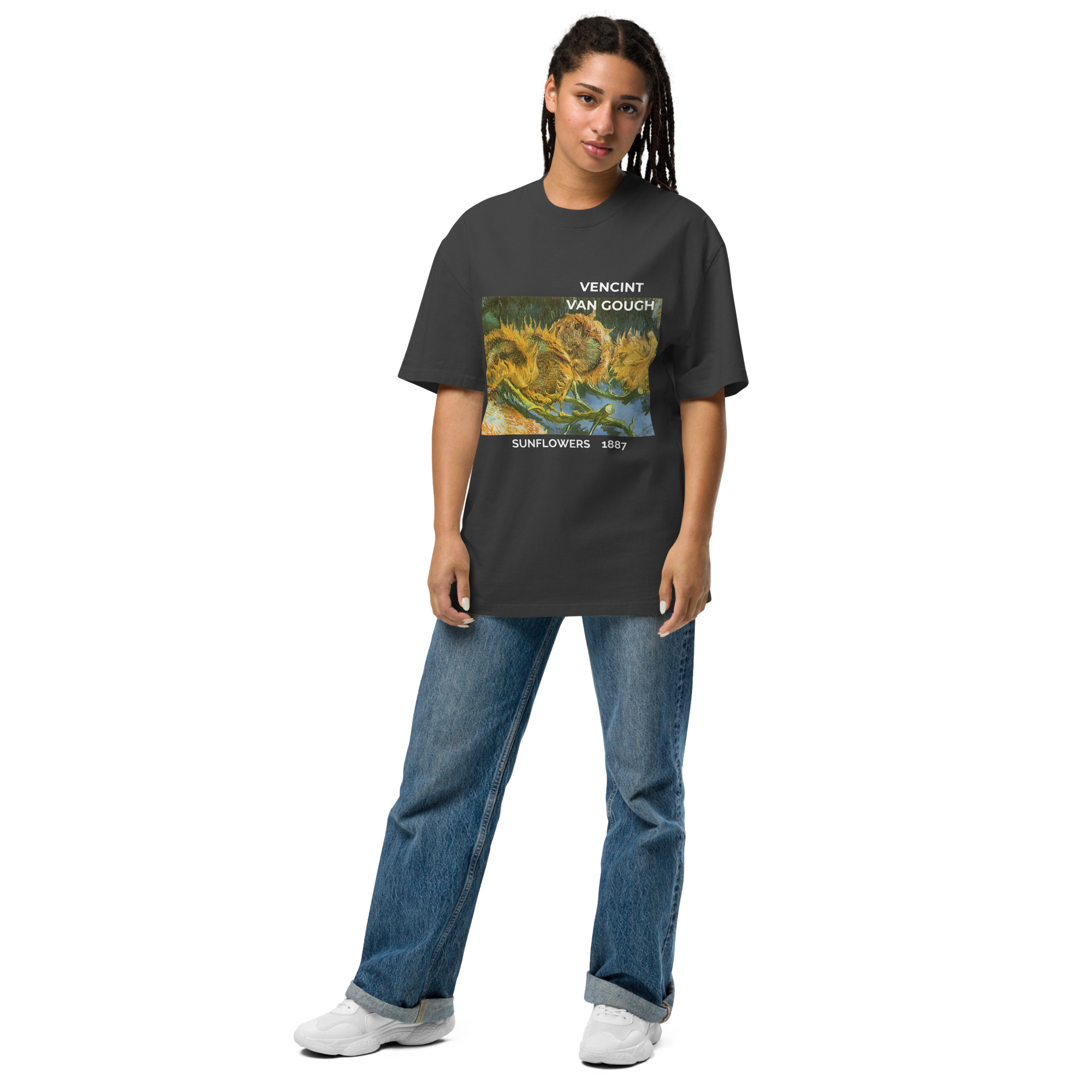 Sunflowers 1887 Oversized faded t-shirt - Image 5
