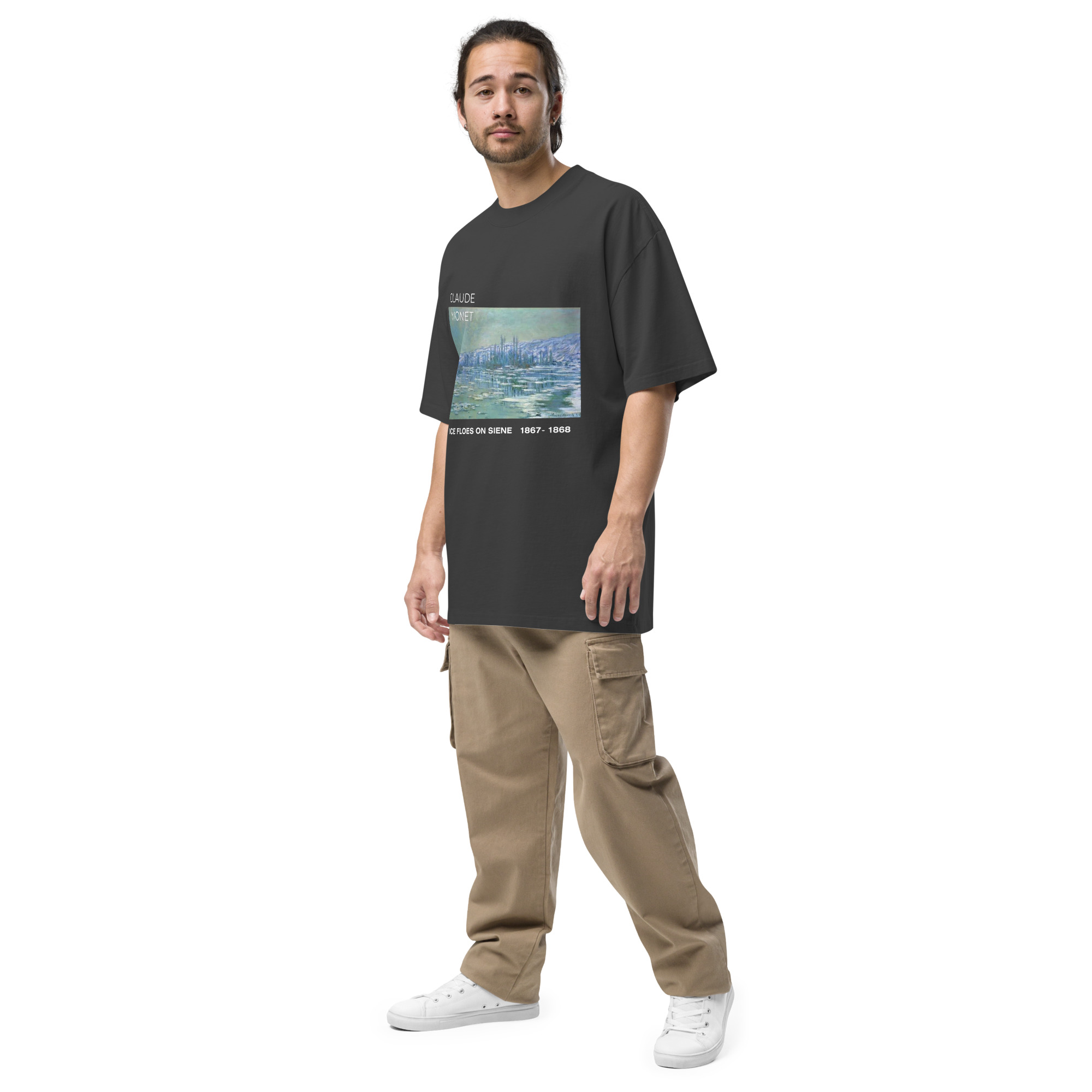 Ice Floes on Siene Oversized faded t-shirt - Image 2