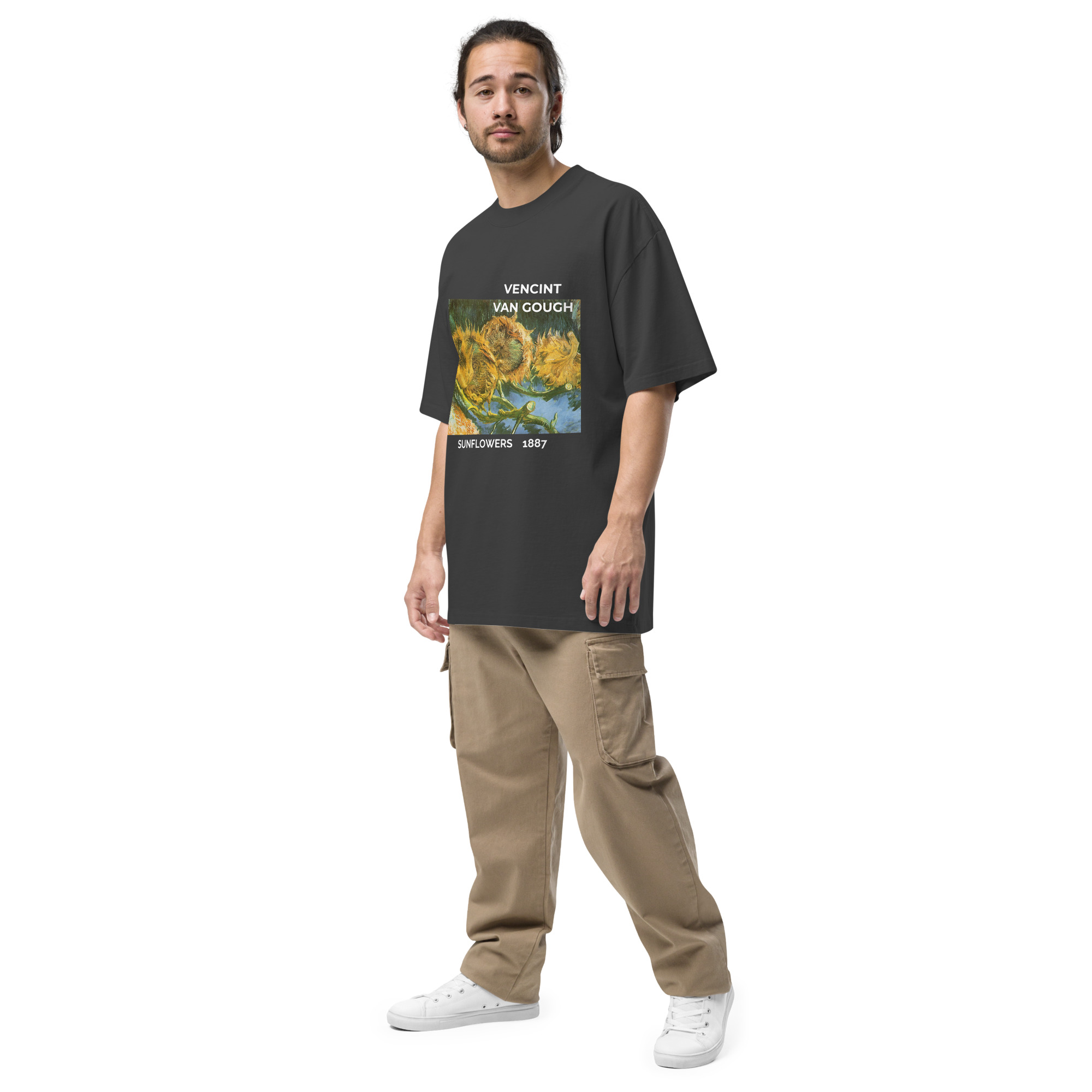 Sunflowers 1887 Oversized faded t-shirt - Image 2