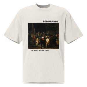 The Night Watch   Oversized faded t-shirt