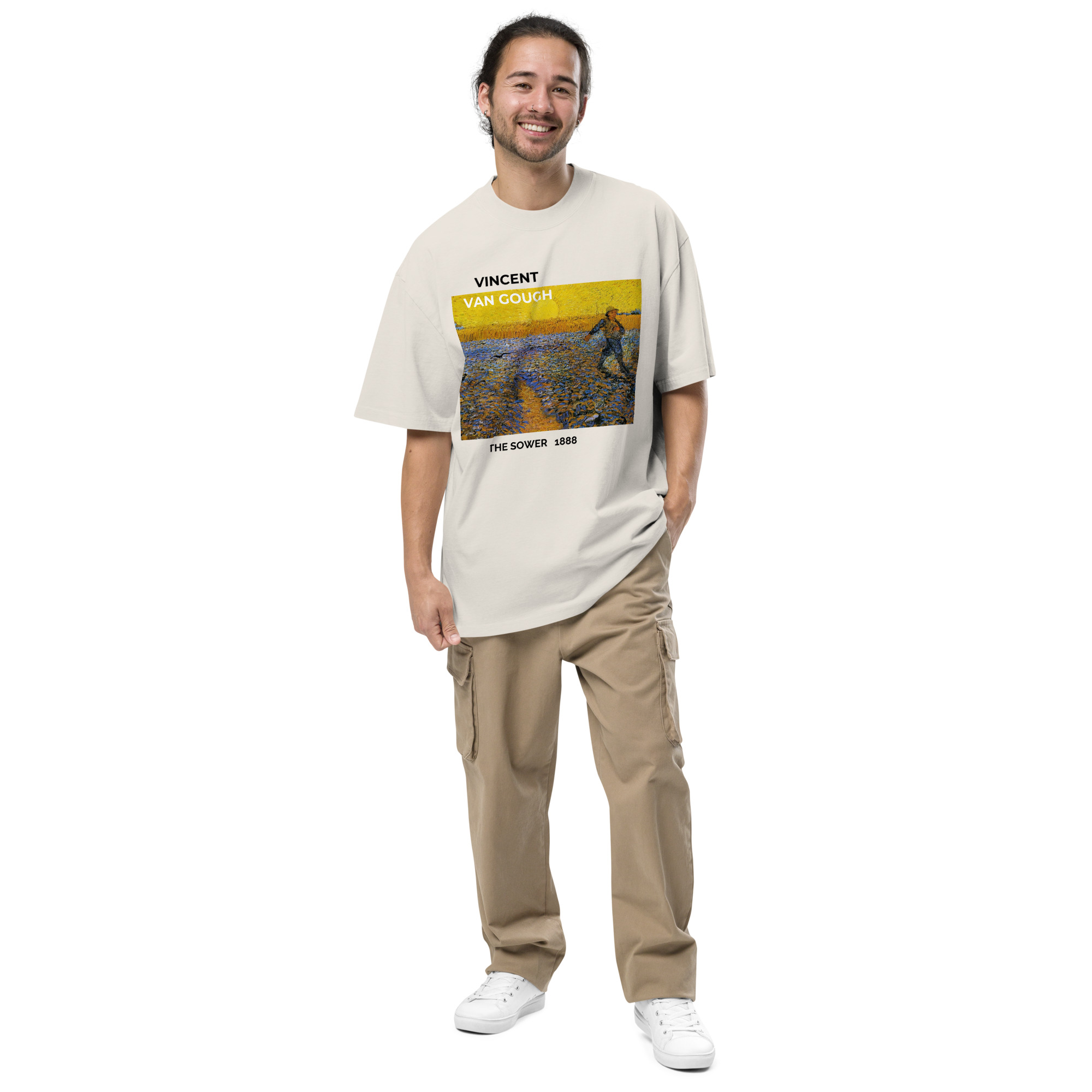 The sower Oversized faded t-shirt - Image 3
