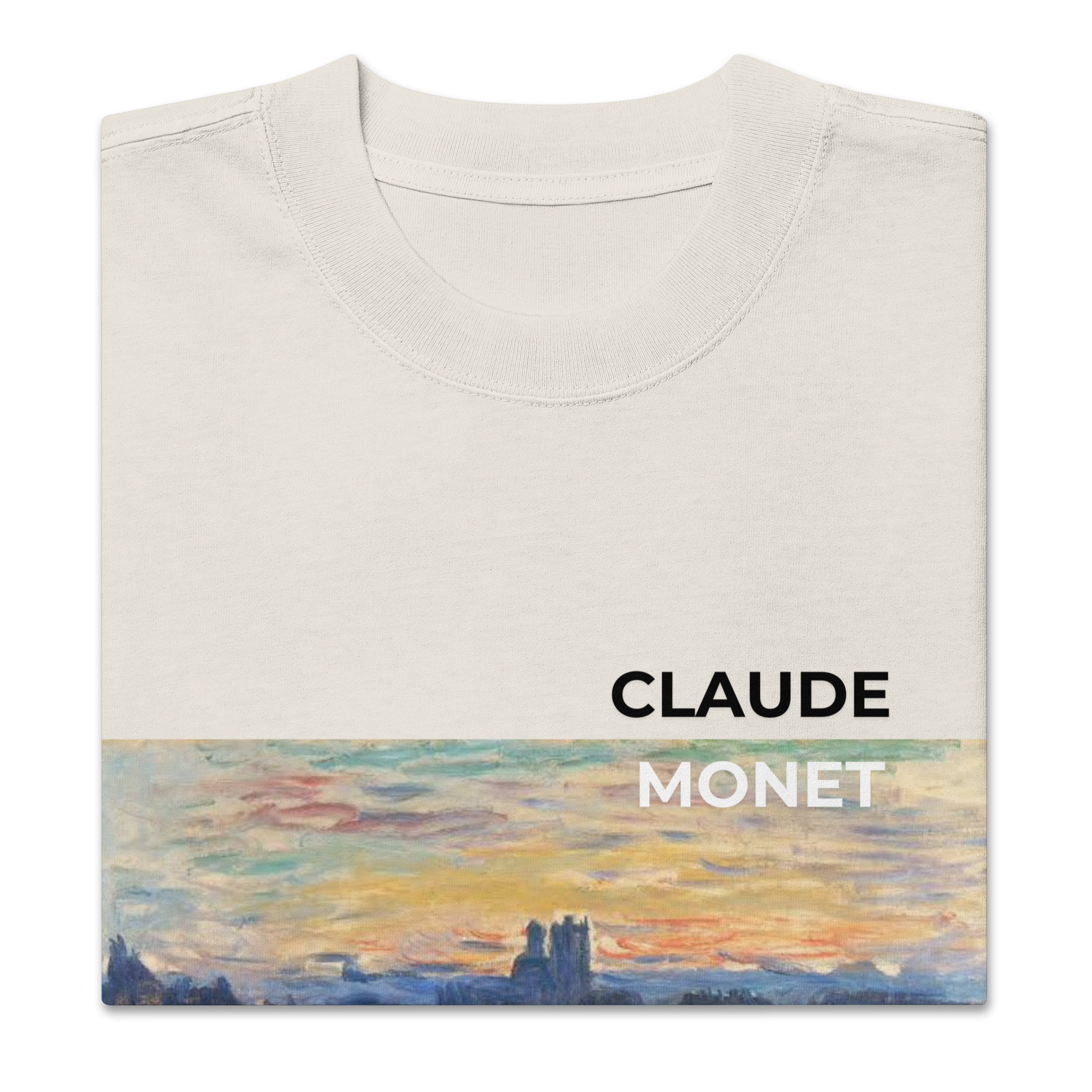 In port of Dieppe , Evening Oversized faded t-shirt - Image 7