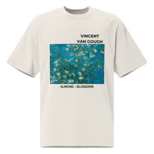 Almond - Blossoms Oversized faded t-shirt