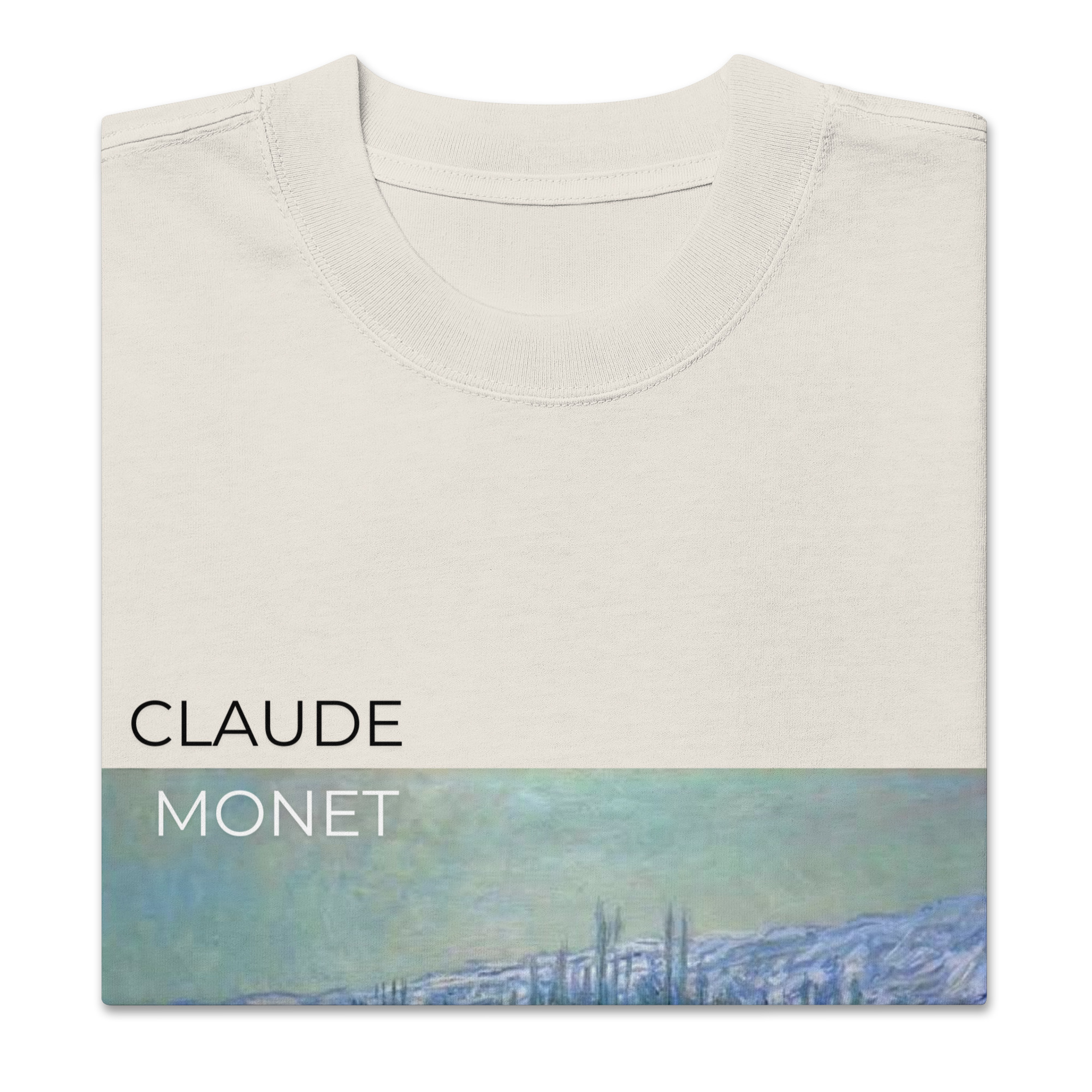 Ice Floes on Siene Oversized faded t-shirt - Image 6