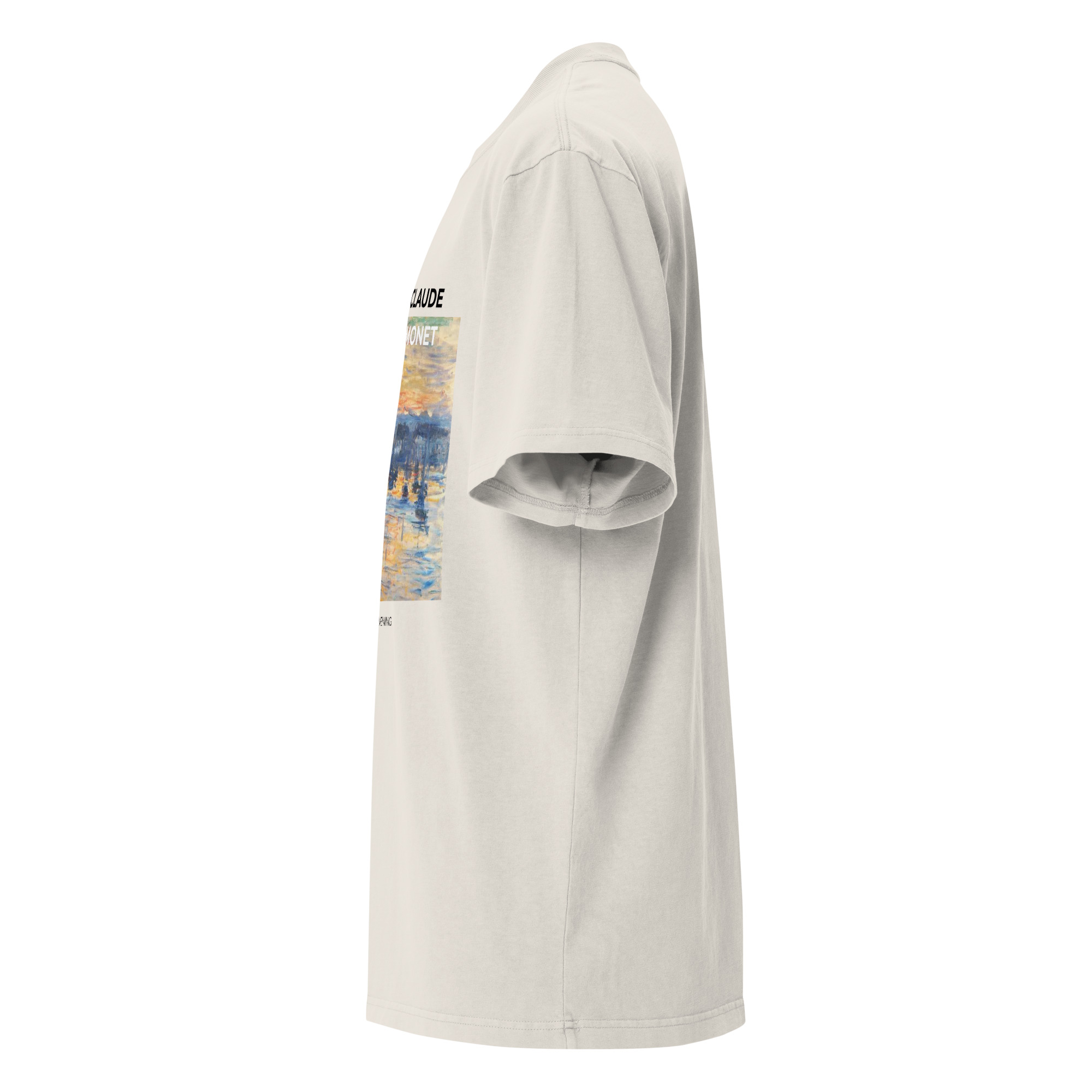 In port of Dieppe , Evening Oversized faded t-shirt - Image 9
