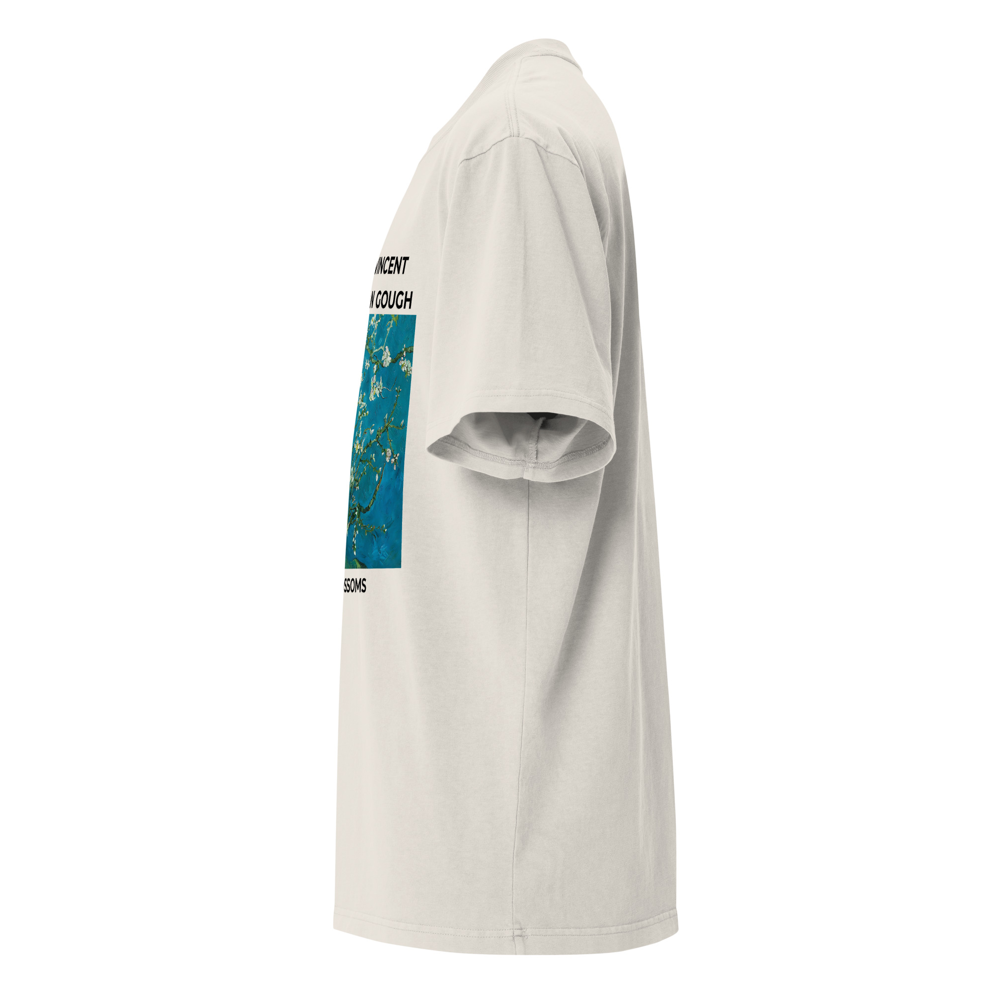 Almond - Blossoms Oversized faded t-shirt - Image 8