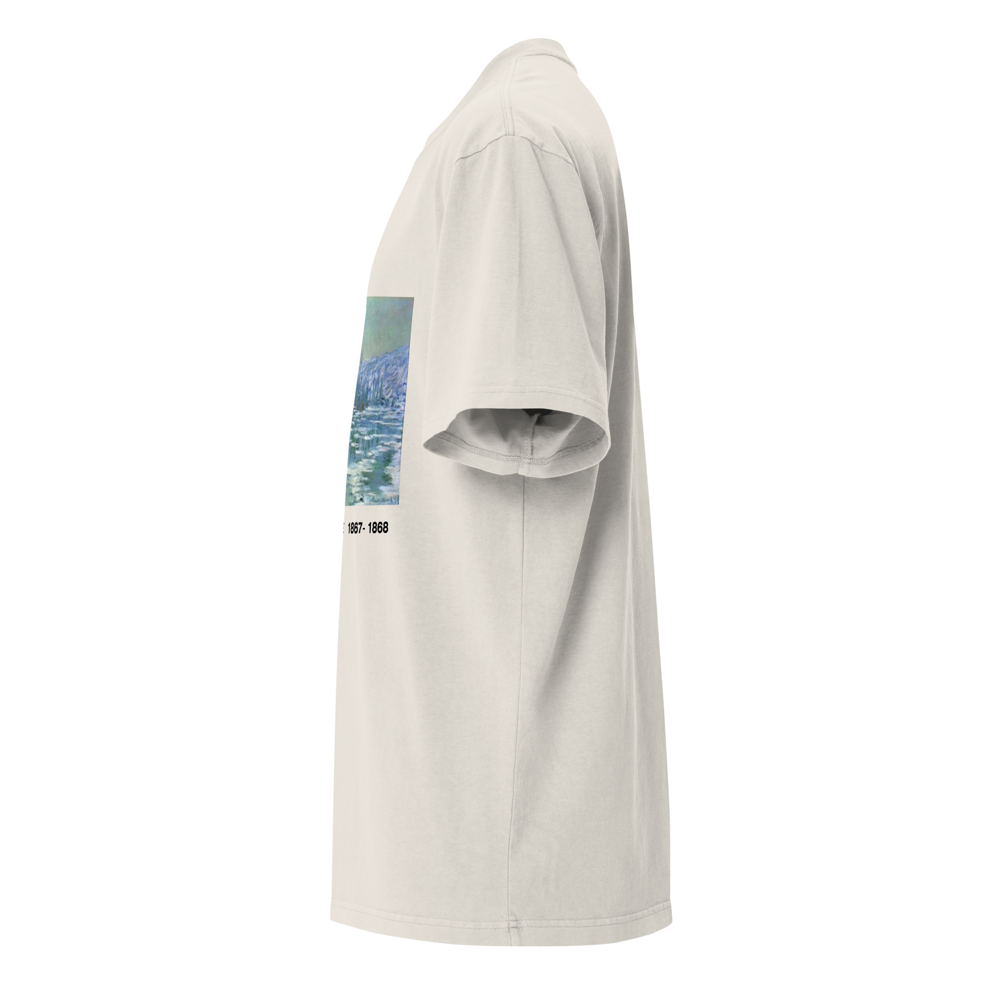 Ice Floes on Siene Oversized faded t-shirt - Image 8