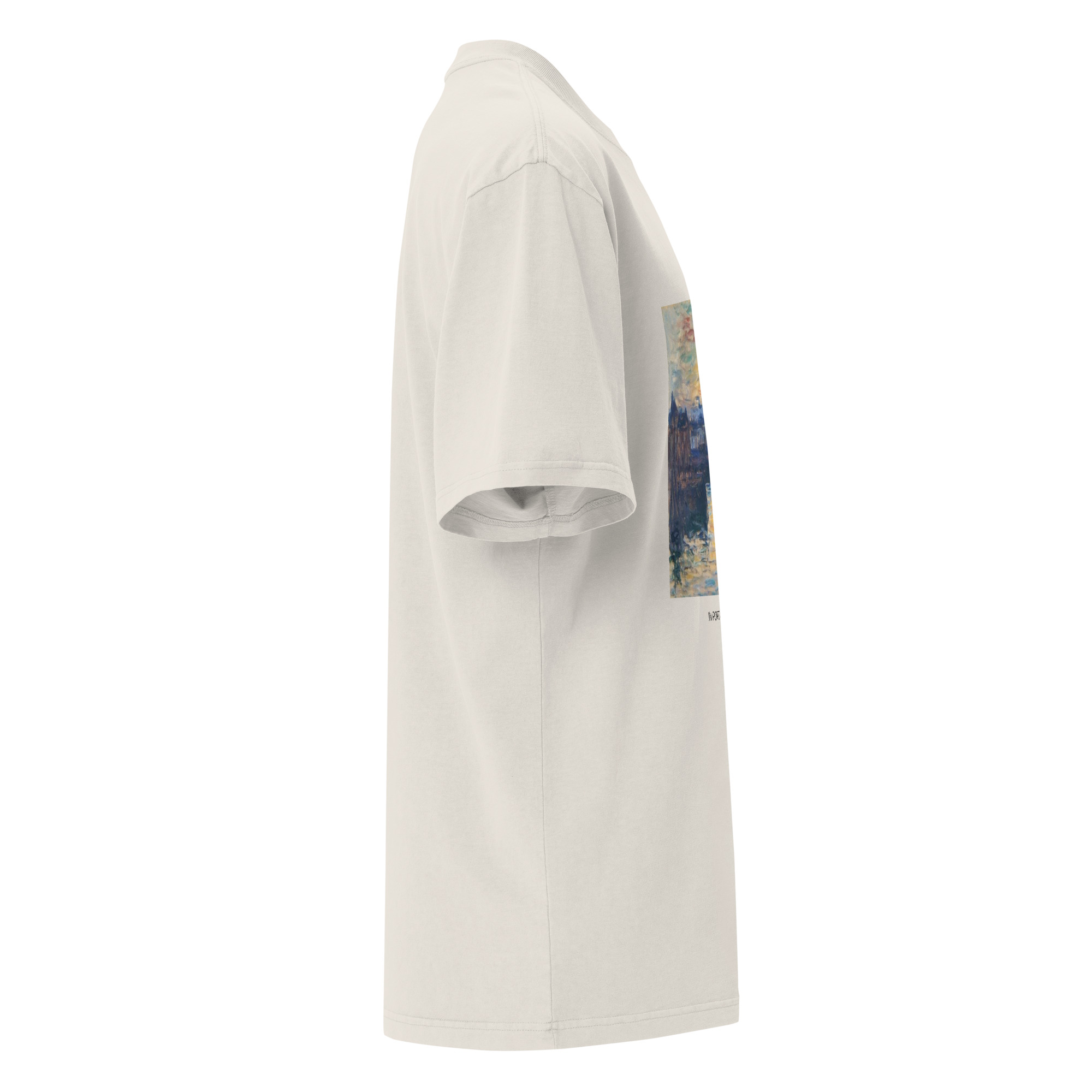 In port of Dieppe , Evening Oversized faded t-shirt - Image 10